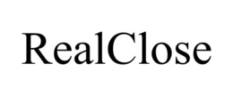 REALCLOSE trademark