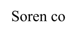 SOREN CO trademark