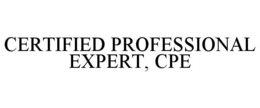 CERTIFIED PROFESSIONAL EXPERT, CPE trademark