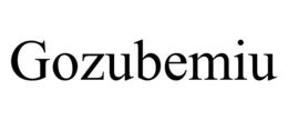 GOZUBEMIU trademark
