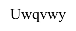 UWQVWY trademark