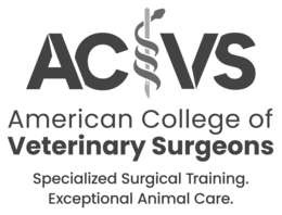 ACVS AMERICAN COLLEGE OF VETERINARY SURGEONS SPECIALIZED SURGICAL TRAINING. EXCEPTIONAL ANIMAL CARE. trademark