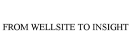 FROM WELLSITE TO INSIGHT trademark