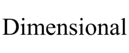 DIMENSIONAL trademark