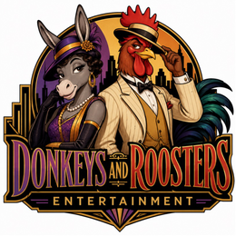 DONKEYS AND ROOSTERS ENTERTAINMENT trademark