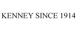 KENNEY SINCE 1914 trademark
