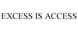 EXCESS IS ACCESS trademark