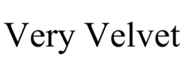 VERY VELVET trademark