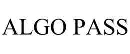 ALGO PASS trademark