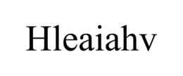 HLEAIAHV trademark