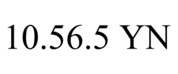 10.56.5 YN trademark