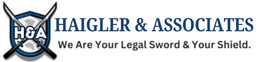 H&A HAIGLER & ASSOCIATES WE ARE YOUR LEGAL SWORD & YOUR SHIELD. trademark