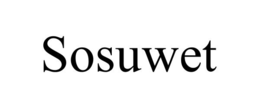 SOSUWET trademark