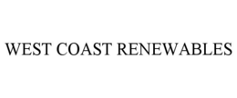 WEST COAST RENEWABLES trademark