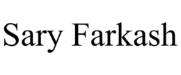 SARY FARKASH trademark