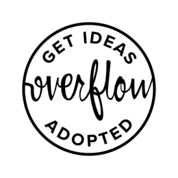 GET IDEAS OVERFLOW ADOPTED trademark