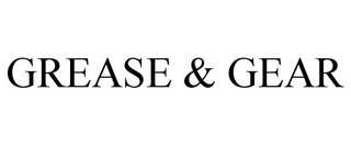 GREASE & GEAR trademark
